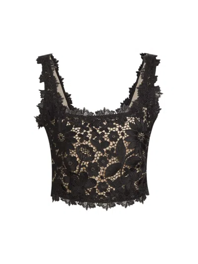 Generation Love Women's Bronwyn Lace Top In Black