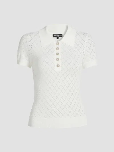Generation Love Women's Calima Pointelle-knit Sweater In White