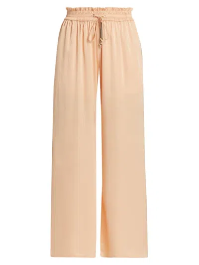 Generation Love Women's Connie Satin Pants In Creamsicle