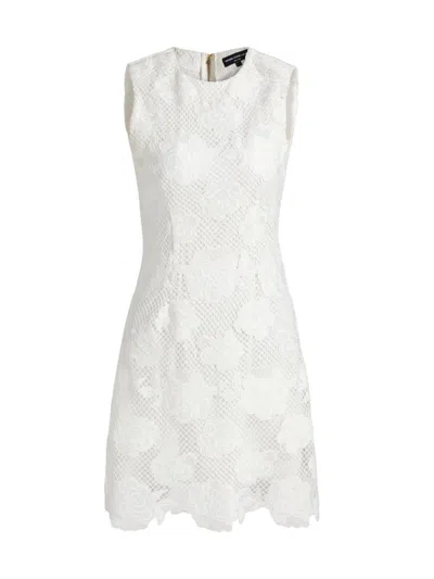 Generation Love Women's Dania Floral Mesh Minidress In White
