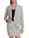 Generation Love Women's Eliza Metallic Tweed Blazer In Multi