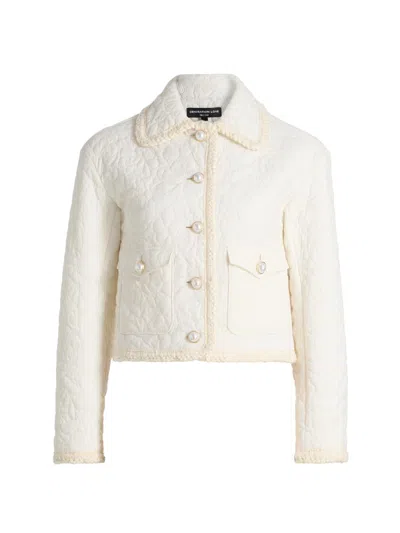 Generation Love Women's Fabiana Quilted Puffer Jacket In White