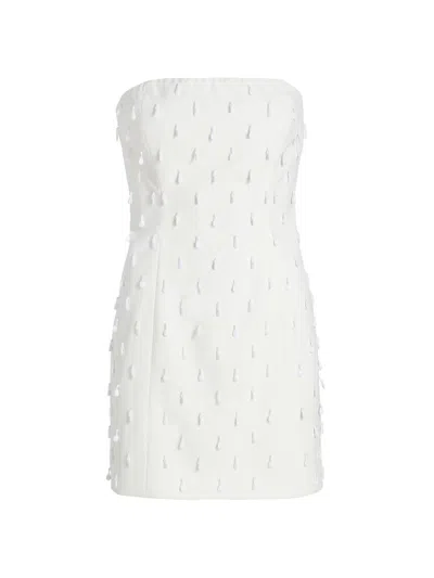 Generation Love Women's Isabel Embellished Strapless Crepe Minidress In White