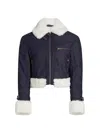 Generation Love Jude Denim Combo Jacket In Blue