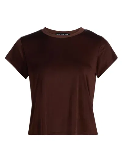Generation Love Women's Kai Sheen Jersey Top In Brown