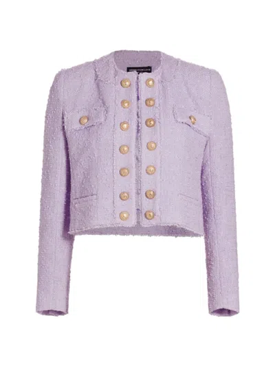 Generation Love Women's Karson Tweed Jacket In Lilac