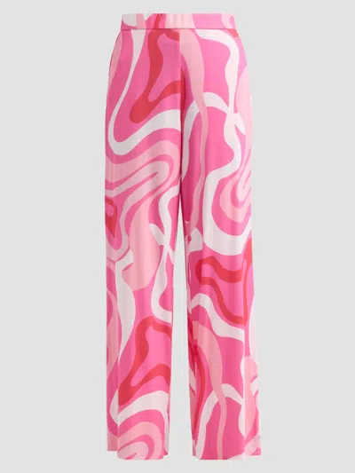 Generation Love Women's Kelela Geo Sheen Jersey Pants In Pink