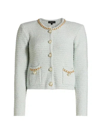 Generation Love Women's Kelly Chain Cardigan In White