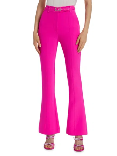 Generation Love Women's Leah Belted Bootcut Pants In Pink