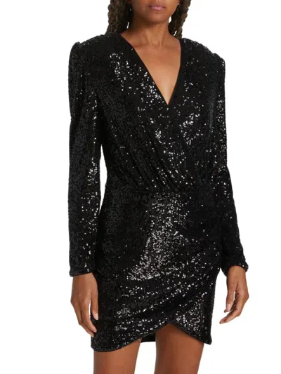 Generation Love Women's Miley Sequin Minidress In Black