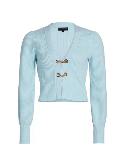 Generation Love Women's Monse Saddle Buckle Cardigan In Blue