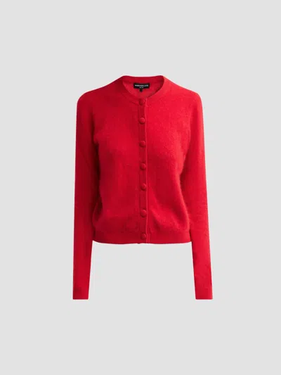 Generation Love Women's Penny Wool & Cashmere Crewneck Cardigan In True Rouge