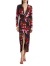 Generation Love Silvanna Floral Satin Dress In Pink