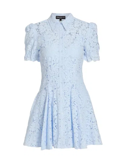 Generation Love Women's Swanetta Lace Minidress In Blue
