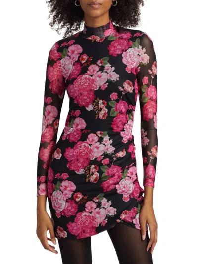 Generation Love Women's Talulla Floral Mesh Minidress