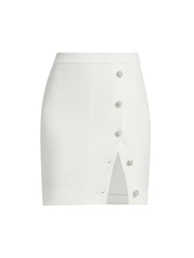 Generation Love Women's Tanya Crepe Miniskirt In White