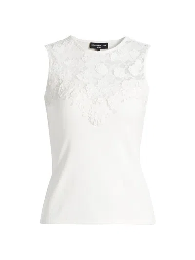 Generation Love Trina 3d Lace Combo Top In White