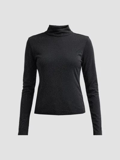 Generation Love Women's Tyla Crystal Top In Black