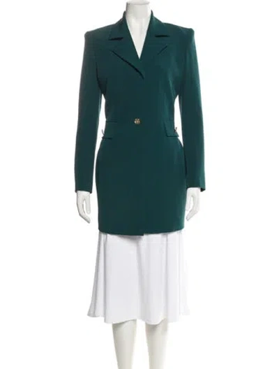 Pre-owned Generation Love Wool Blazer In Green