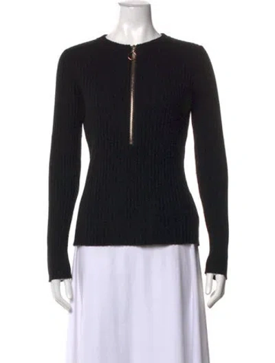 Pre-owned Generation Love Wool Crew Neck Sweater In Black