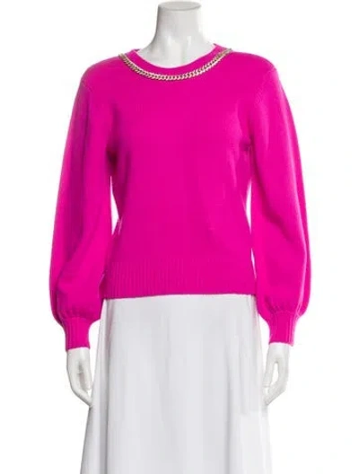 Pre-owned Generation Love Wool Crew Neck Sweater In Pink