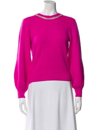 Pre-owned Generation Love Wool Crew Neck Sweater In Pink