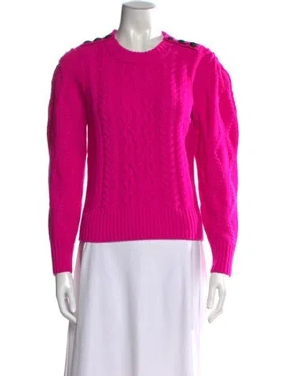 Pre-owned Generation Love Wool Crew Neck Sweater In Pink