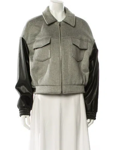 Pre-owned Generation Love Wool Denim Jacket W/ Tags In White