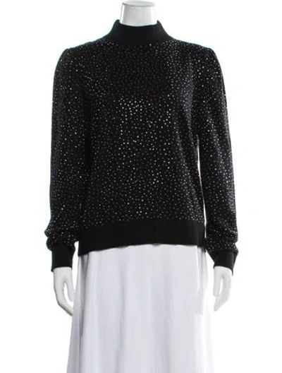 Pre-owned Generation Love Wool Graphic Print Sweater In Black