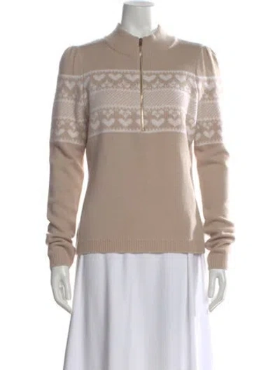 Pre-owned Generation Love Wool Patterned Sweater In Neutral