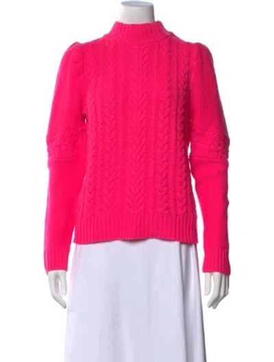 Pre-owned Generation Love Wool Patterned Sweater In Pink
