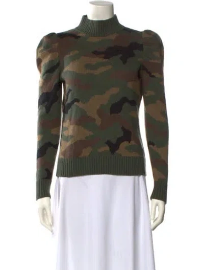 Pre-owned Generation Love Wool Printed Sweater In Green