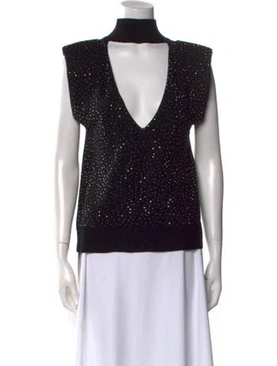 Pre-owned Generation Love Wool Printed Sweater W/ Tags In Black