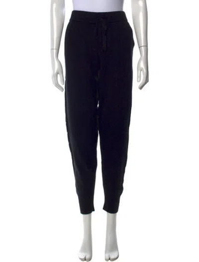 Pre-owned Generation Love Wool Straight Leg Pants In Black