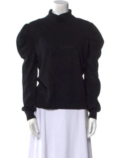 Pre-owned Generation Love Wool Turtleneck Sweater In Black