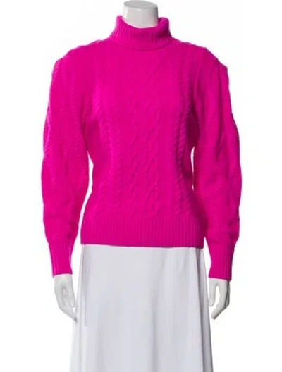 Pre-owned Generation Love Wool Turtleneck Sweater In Pink