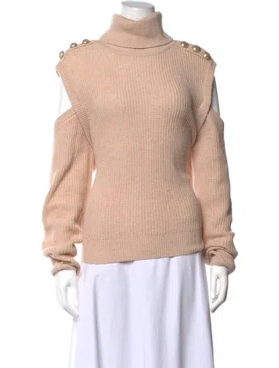 Pre-owned Generation Love Wool Turtleneck Sweater In Pink