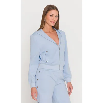 Generation Love Zira Scuba Hoodie In Blue
