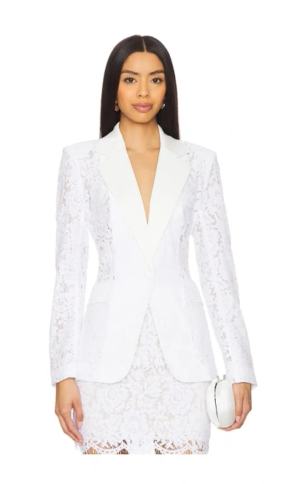 Generation Love Zoya Lace Blazer In 白色