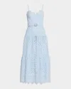 Generation Love Zuria Cotton Eyelet Maxi Dress