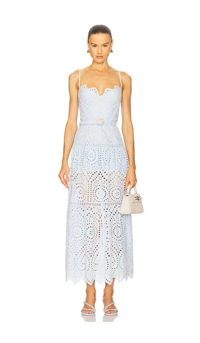 GENERATION LOVE ZURIA COTTON EYELET MAXI DRESS