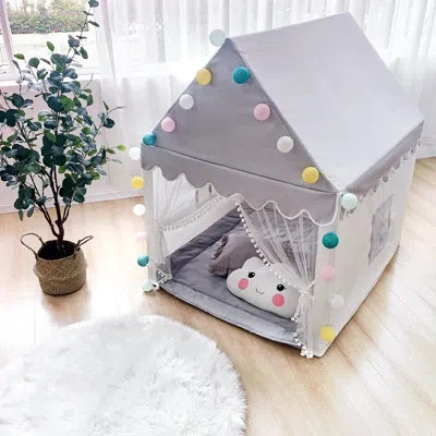 Generic 3" X 5" Indoor Polyester Playhouse In Gray