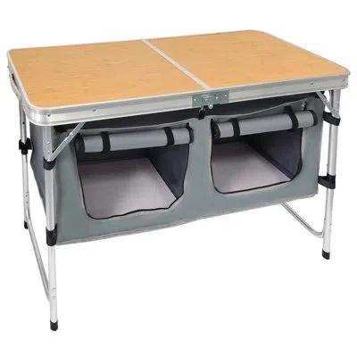 Generic 47.24" Rectangular Folding Table In Green