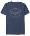 Generic Additude Men's American Classic Short Sleeve T-shirt In Blue