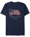Generic Additude Men's American Flag Short Sleeve T-shirt