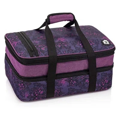 Generic Double Casserole Insulated Travel Carry Bag For Trip Birthday Party