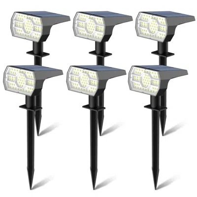 Generic Solar Lights Outdoor Waterproof, 56 Led Solar Garden Pathway Lights, 3 Lighting Modes Solar Powered 