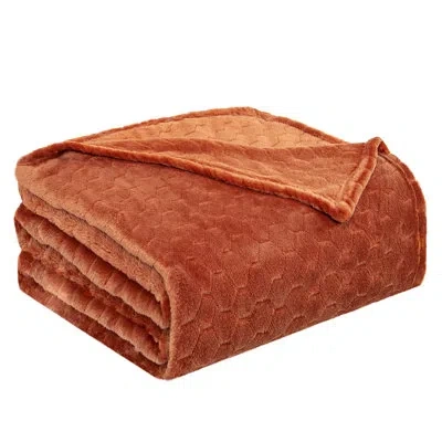 Generic Throw Blanket In Carnelian