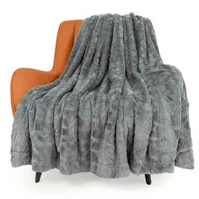 Generic Throw Blanket In Light Gray