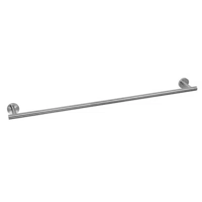 Generic Wall Mounted Towel Rack In Brushed Nickel